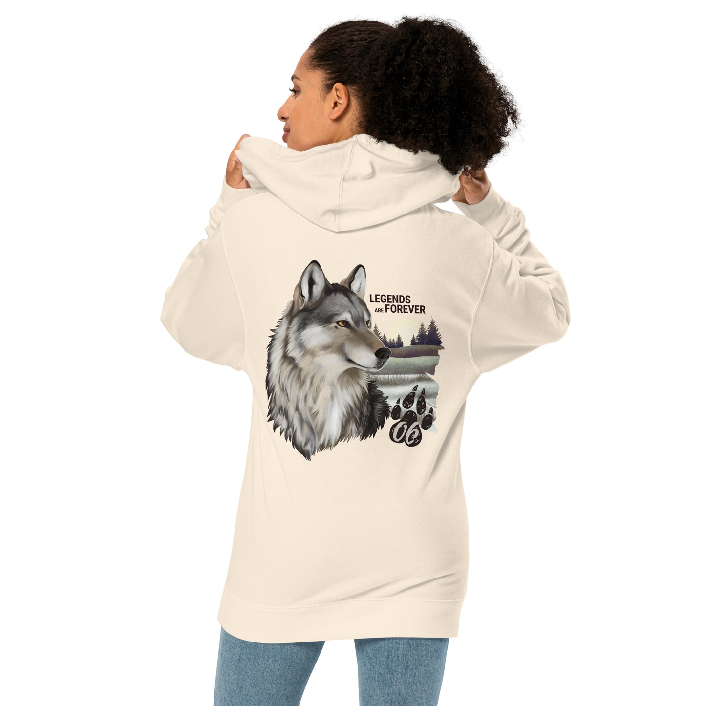 Unisex midweight hoodie