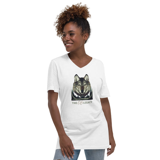 Unisex Short Sleeve V-Neck T-Shirt