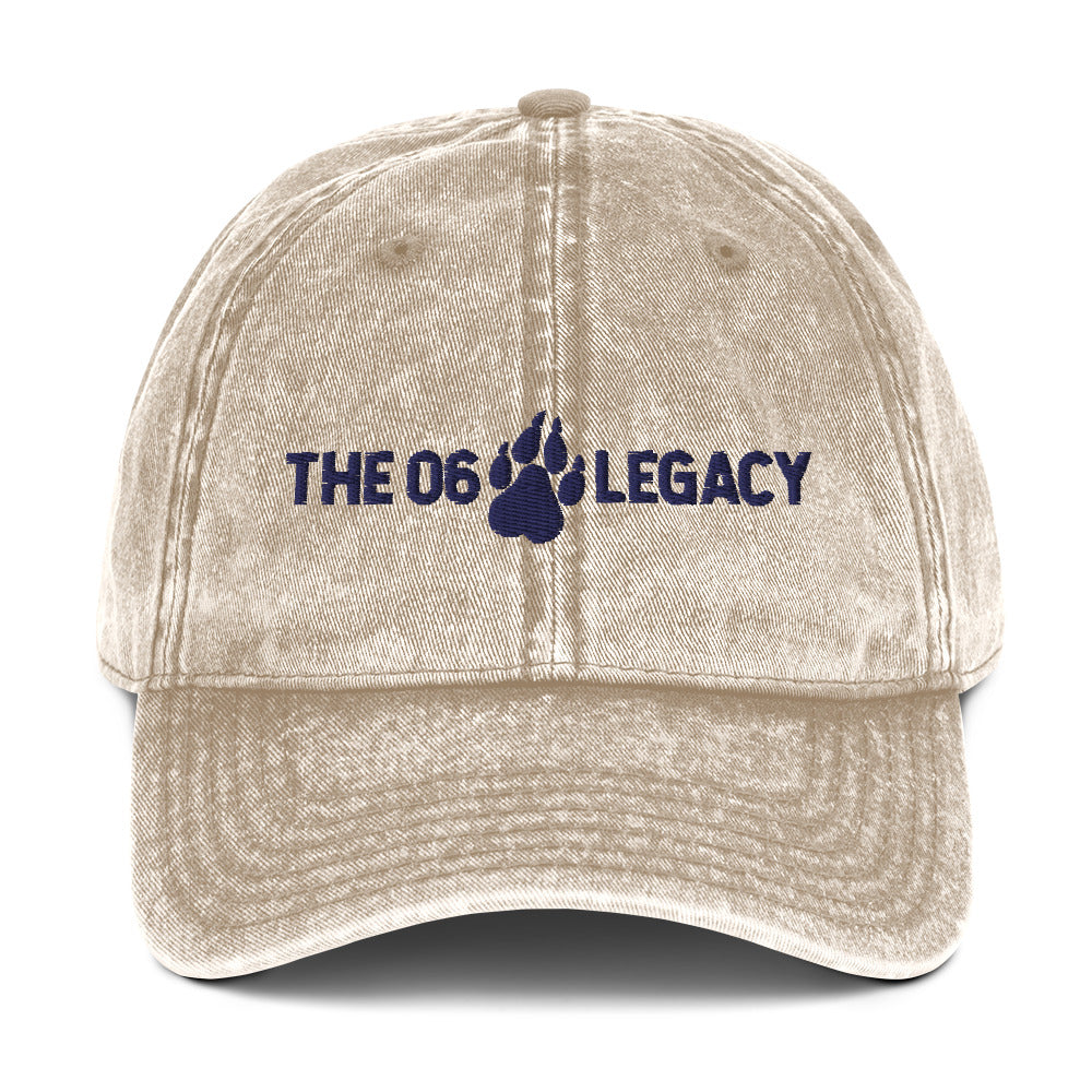 Vintage Cotton Twill Cap