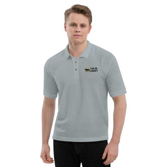Embroidered Men's Premium Polo