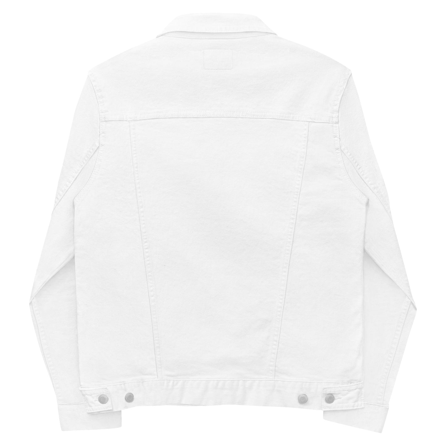 Embroidered unisex denim jacket